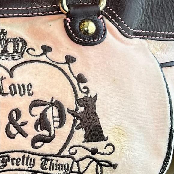 Y2K Juicy Couture "Pretty Thing" Mini Velour Bag - Picture 8 of 14